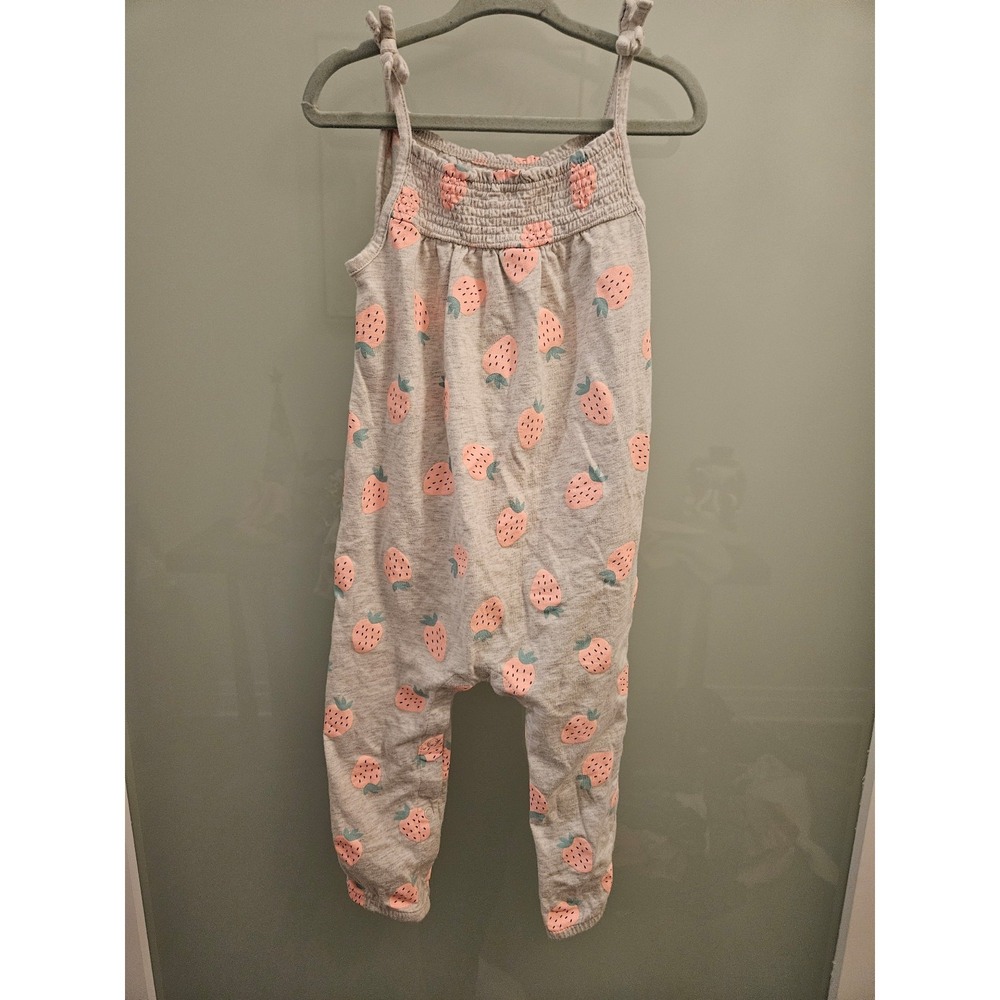 Carter's‎ baby girl strawberry romper 24 mos